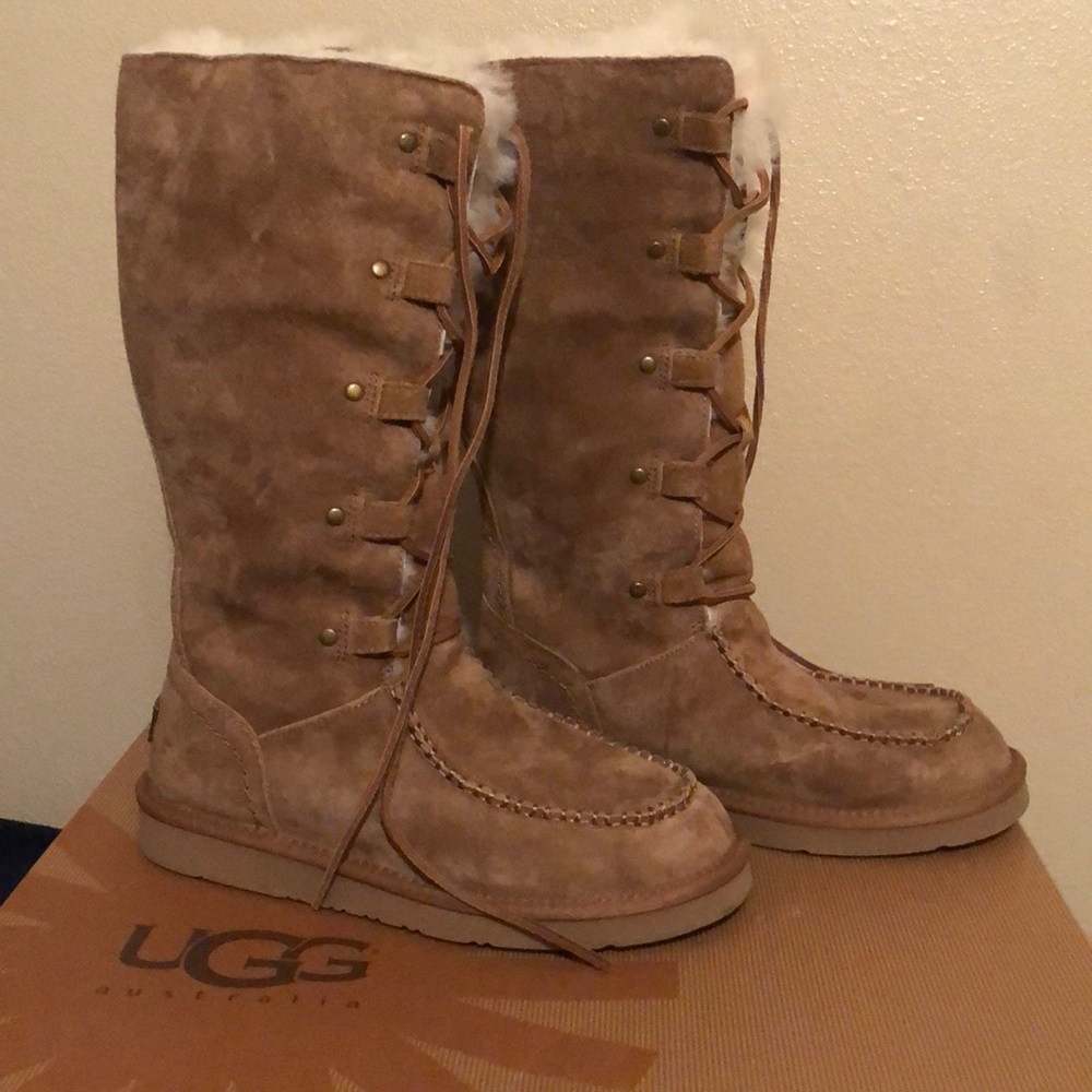 Ugg boots with lace